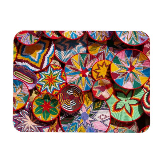 エチ伝統的オピアバスケット マグネット (横)