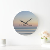 エッカートトール引用文クロック ラージ壁時計 (ホーム)