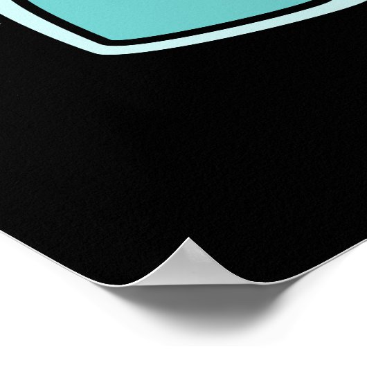 エックグロイおもしろいグロプンダークBG ポスター (角)