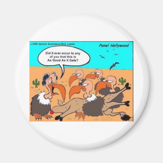 エックシーおもしろいギフトT&収集品のブザード マグネット (正面)