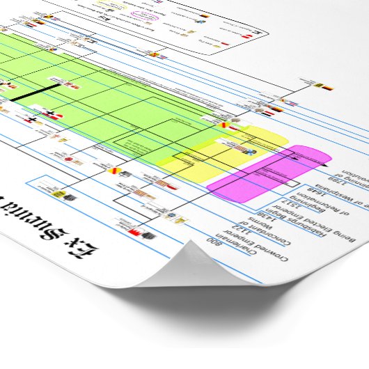 エックススウェウィアビスバーデンヴルテンベルク ポスター (角)