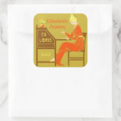 エックスリバイス蔵書票デコ書レディーズデスクカスタム スクエアシール (バッグ)