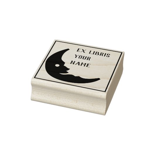 エックスリビス蔵書票ムーン ラバースタンプ (スタンプ)