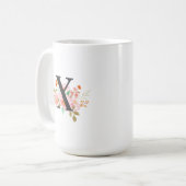 エックス文字 コーヒーマグカップ (正面左)