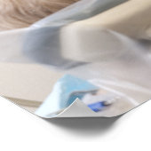 エックス線を検査する歯科衛生士 ポスター (角)