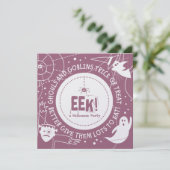 エックハロウィーン招待状 招待状 (スタンド正面)