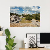 エックバラム遺跡 ポスター (ホームオフィス)