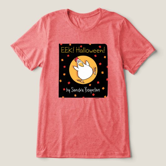 エック!ハロウィン!ブックカバーサンドラボイントン トライブレンドTシャツ (デザイン正面)