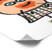 エッグおもしろいパン ポスター (角)