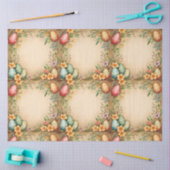 エッグイースターヴィンテージトレンディーコレクション 薄葉紙 (クラフト)