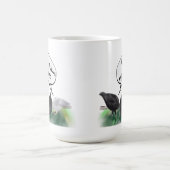 エッグエクササイズ(定形チキンお尻&パパジョーク) コーヒーマグカップ (中央)