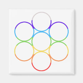 エッグオブライフチャクラスクエア マグネット