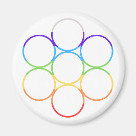 エッグオブライフチャクララウンド マグネット