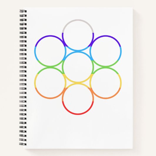 エッグオブライフチャクラ ノートブック (正面)