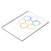 エッグオブライフチャクラ ノートブック (左側)