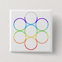 エッグオブライフチャクラ 缶バッジ