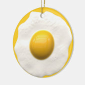エッグオーバー簡単 セラミックオーナメント (左)