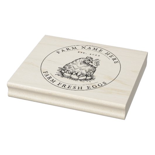 エッグカートンスタンプヴィンテージファーム ラバースタンプ (スタンプ)