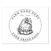 エッグカートンスタンプヴィンテージファーム ラバースタンプ (インプリント)