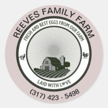 エッグカートンファームホームステッドラベルシール