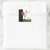 エッグカートンロースターグッドモーニングテラコッタウェイクアップ スクエアシール (バッグ)