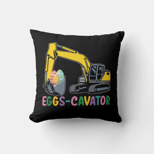 エッグキャベーターイースターエッグ狩り掘削機 クッション (正面)