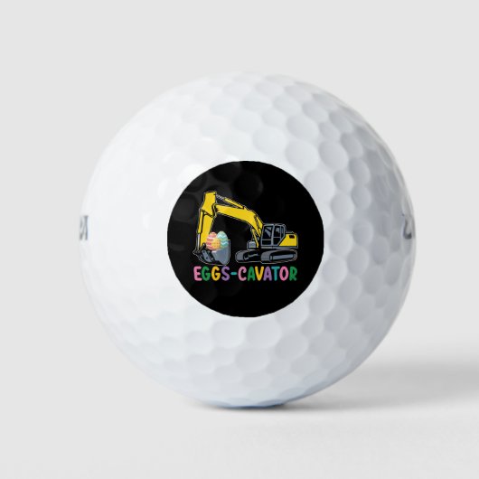 エッグキャベーターイースターエッグ狩り掘削機 ゴルフボール (正面)