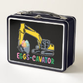 エッグキャベーターイースターエッグ狩り掘削機 メタルランチボックス (正面)