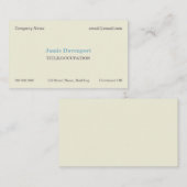 エッグクラシックシェルブルー 名刺 (正面/裏面)