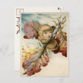 エッグコーンビクトリアンガールポストカード ポストカード (正面/裏面)