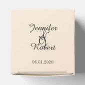 エッグシェルエレガンス結婚式の引き出物ボックス フェイバーボックス (上部)