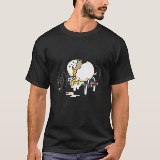 エッグスウェイトリフティングエッグスジム Tシャツ (正面)