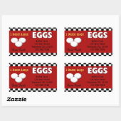 エッグスカスタムステッカー 長方形シール (シート)