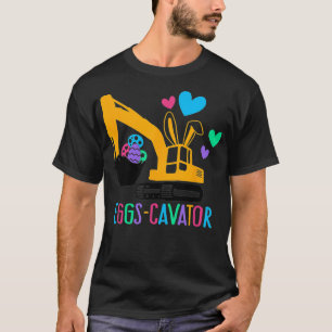 エッグスカベーターエッグキャベーターキッズかわいいイースター Tシャツ