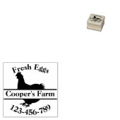 エッグスタンプあなたのファームロードアイランドレッド電話番号 ラバースタンプ (押印)