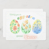 エッグストラ特別なイースターフローラ シーズンカード (正面/裏面)