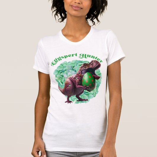 エッグスペルハンターイースター卵狩りイースター Tシャツ (正面)