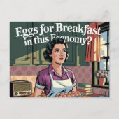 エッグズフォーブレックファーストin this economyレトロキッチン ポストカード (正面)