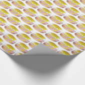 エッグズベネディクトディナーブレックファーストブルンチフード ラッピングペーパー (角)