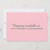 エッグズベネディクトブライダルウェディングシャワーブランチ 招待状 (裏面)