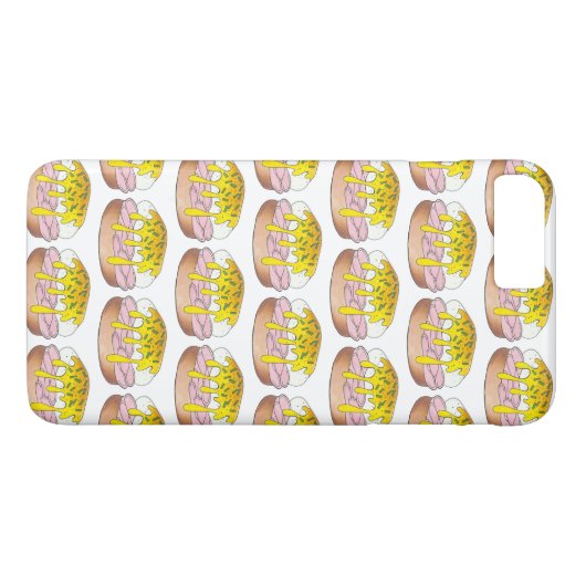 エッグズベネディクトブレックファーストディナーフードグルメハム Case-Mate iPhoneケース (裏面(横))