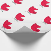 エッグチェアラインアート – 32色 –  ラッピングペーパー (角)