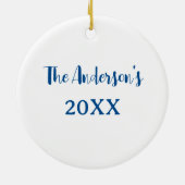 エッグテイフヴィンテージおもしろいジェニーニストルーム復活祭 セラミックオーナメント (裏面)