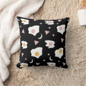 エッグディナームーン紙吹雪パターンアクリル クッション (ブランケット)