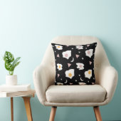 エッグディナームーン紙吹雪パターンアクリル クッション (椅子)