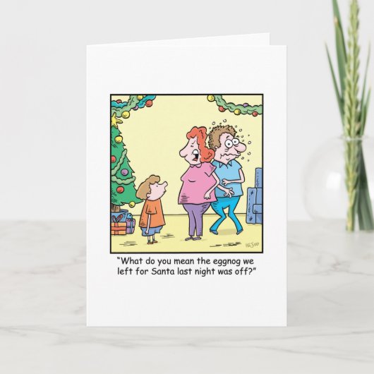 エッグノグのクリスマス漫画 シーズンカード (正面)