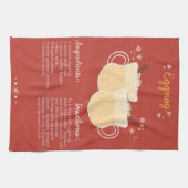 エッグノグのレシピ キッチンタオル (横)