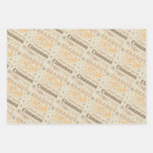 エッグノグコレクション – 金ゴールド ラッピングペーパーシート (正面2)