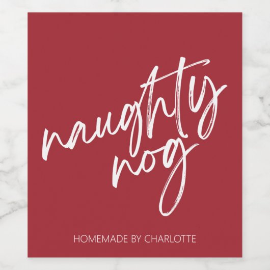 エッグノグ食品・飲料ラベルセット ワインラベル (シングルラベル)