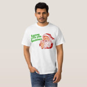 エッグノッグはサンタを屁をさせます Tシャツ (正面フル)